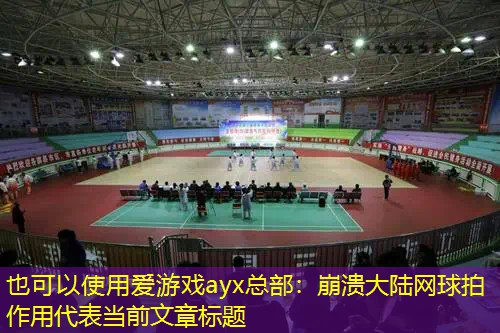 爱游戏ayx总部：崩溃大陆网球拍作用
